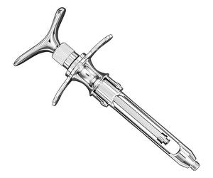 Instrumentos quirúrgicos dentales-Jeringa de cartucho con mango de Muleta Tamaños y colores personalizados de acero inoxidable con 2 años de garantía - Product Image 4