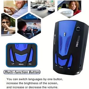 V7 Auto Snelheidsmeter Elektronische Radar Snelheidsmeter Instrument Voertuig Snelheidsradar Detector - Product Image 3