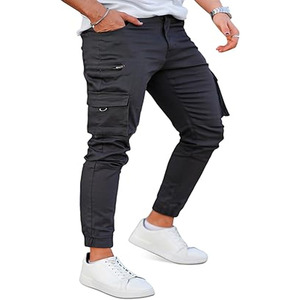 Pantalons Pas Cher En Gros Hommes Sport Casual Lâche Joggers Coton Pantalon Empilé Hommes Pantalon De Survêtement téléchargé par Dress Sports - Product Image 1