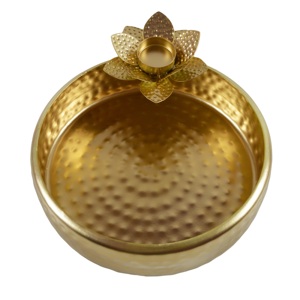 Cuenco Urli decorativo de forma redonda Diya 2024 para diseño moderno y único hecho a mano indio de Urli a precio barato - Product Image 2