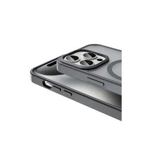 Coque en silicone mat compatible MagSafe pour iPhone 15 Pro 14 Plus - Housse de protection arrière antichoc rectangulaire - Product Image 3