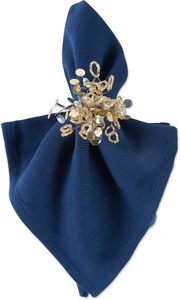 แหวนผ้าเช็ดปากสีทองประกายสุดหรูไม่ซ้ำใครรูปทรงวินเทจตกแต่งโต๊ะปาร์ตี้งานแต่งงานแหวนผ้าเช็ดปากสุดพิเศษ - Product Image 2