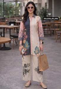 Designer Beautiful Classy Look Printed Rayon Top Paired With Pant Co-Ord Set - Product Image 4