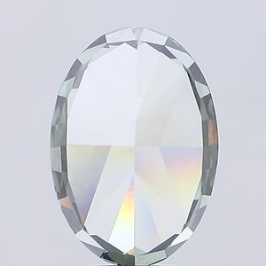 Diamant de laboratoire certifié IGI, vert gris foncé fantaisie, taille ovale, diamant non monté pour la vente en gros de bijoux fins - Product Image 3