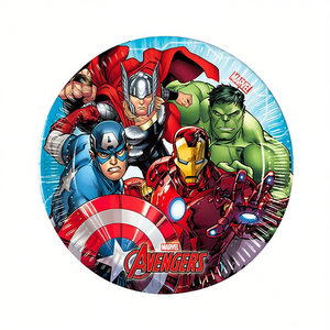 Platos Desechables de los Vengadores de 19.5 cm, 6 Piezas para Fiestas - Product Image 2