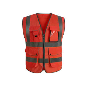 เสื้อกั๊กนิรภัย Hi VIS ไซส์ปกติสินค้ามาพร้อมคุณสมบัติกันน้ำ - Product Image 1