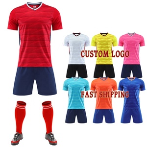 Nouveau maillot de Football d'été adulte pour hommes vêtements de football Version joueur 100% Polyester à manches courtes séchage rapide respirant - Product Image 2