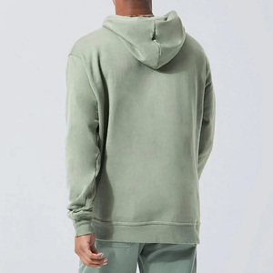 Nouveauté en gros : Sweat à capuche décontracté pour homme en molleton 100 % coton, séchage rapide, respirant, coupe classique, avec poches, pour l'hiver - Product Image 2