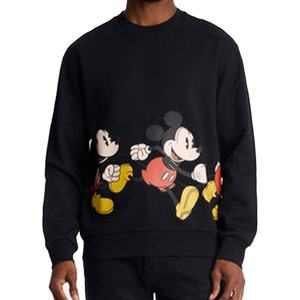 Sudadera con Estampado Gráfico de Dibujos Animados Coloridos para Hombre, con Logotipo Personalizado, Negra, Tejido de Felpa Grueso de 450 GSM, Sudadera Informal, OEM, EE. UU. - Product Image 4