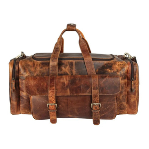 Nouveaux produits : Sac de voyage en cuir vintage pour homme, taille cabine, sac de voyage unisexe en cuir, en vente - Product Image 1