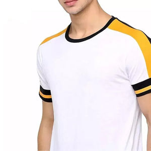 Camiseta de Manga Corta Casual para Hombre, 100% Algodón Tejido, Logotipo y Color Personalizados, Alta Calidad, Secado Rápido, Transpirable - Product Image 4