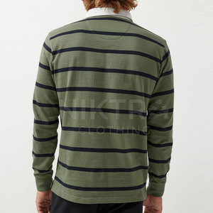 เสื้อรักบี้ผู้ชายไซส์ใหญ่ ระบายอากาศได้ดี-โพลีเอสเตอร์ 100% แห้งเร็ว เป็นมิตรกับสิ่งแวดล้อม ปรับแต่งขนาดและสีได้ ขายส่งสำหรับผู้ใหญ่ - Product Image 2