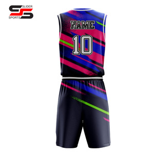 ชุดกีฬาบาสเก็ตบอลแบบสั่งทำ ดีไซน์ล่าสุด ระบายอากาศได้ดี เหมาะสำหรับฤดูร้อน พิมพ์ลายดิจิทัลคุณภาพสูง - Product Image 6