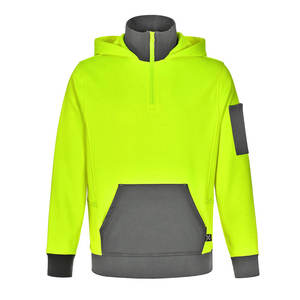 Sudadera con Capucha Unisex de Alta Visibilidad, Corte Clásico Holgado, Estampada, con Logotipo Bordado en la Parte Delantera, Resistente al Agua, para Trabajo - Product Image 2