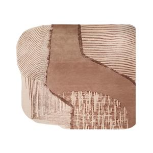 Alfombras de Lana Fina 100% Hechas a Mano, Alfombras de Pelo Largo Abstractas, Aptas para Mascotas, Estilo Moderno para Sala de Estar/Habitación Infantil - Product Image 1