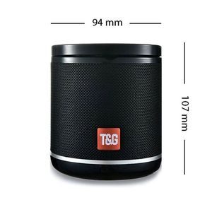 Altavoz T&G TG518 de 5.3 Pulgadas con Radio FM, Luces LED RGB, Micrófono Inalámbrico TWS, Carcasa de Plástico, Uso en Exteriores, Color Negro - Product Image 2