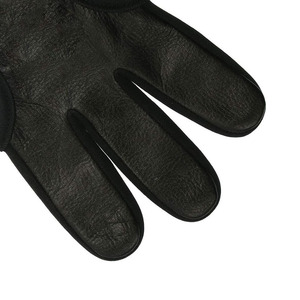 Gants de tir en cuir à demi-doigts avec fermeture auto-agrippante, sangle de poignet réglable, antidérapants, pour hommes, pour activités de plein air - Product Image 5