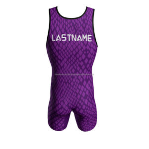 High Quality Custom Logo <b>Wrestling</b> <b>Singlets</b> and <b>Mens</b> Tights Spandex/Polyester Anti-Wrinkle Lightweight Wholesale - Product Image 2