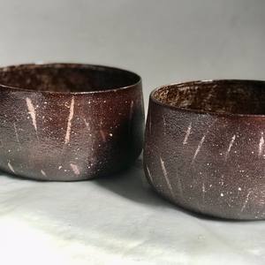 Petit bol à bougie en métal de forme conique de haute qualité avec finition en noix de coco, décor de maison, bol à bougie de Table - Product Image 5