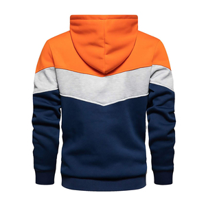 Men's Custom Printed <b>Hoodies</b> Fashion Fleece Coat Plus Size Winter <b>Sweatshirts</b> 100% Cotton Spring <b>Promotion</b> with Contrast Colors - Product Image 2