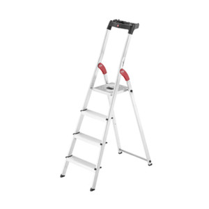 Scala in Alluminio HAILO ART.L60 a 4 Gradini - Product Image 1