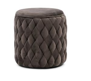 Pouf Ottoman Noir Tendance en Métal pour Sièges, Idéal pour la Maison, les Hôtels et les Villas – Meuble Décoratif - Product Image 1
