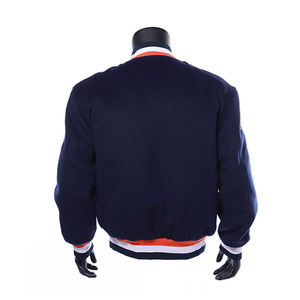 Chaqueta Varsity de Invierno para Hombre, Talla Grande, al por Mayor, OEM, Personalizada, 100% Lana, con Logotipo Bordado, 450 g/m², Estilo Unisex, Cómoda y Transpirable - Product Image 2