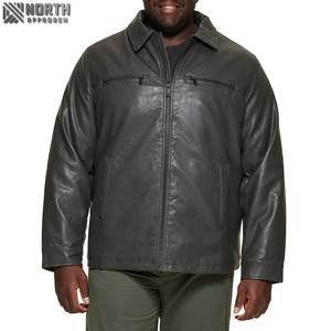 Haute qualité hommes Slim Fit peau de mouton veste en cuir nouvelle mode High Street Style pour motos motards veste en cuir véritable - Product Image 1