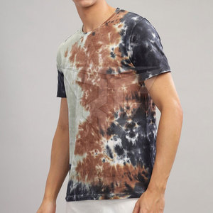 Nouveautés Chemises de fitness à col en O pour hommes, haute qualité, à séchage rapide, avec motifs imprimés solides - Product Image 2