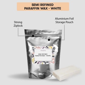 Cera de Parafina Semirrefinada - Blanca |   100% Puro y Natural para el Cuidado de la Piel, el Rostro, el Cuerpo y el Cabello, Cremas, Lociones, etc. - Product Image 2