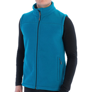 Noir hommes hiver léger polaire gilet décontracté réversible laine vêtements d'extérieur respirant et coupe-vent - Product Image 4