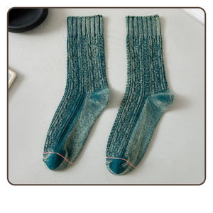 Nouvelles chaussettes de sport personnalisées de haute qualité, broderies personnalisées, motifs imprimés, hiver, unisexe, antidérapantes, séchage rapide, élasthanne/polyester - Product Image 2