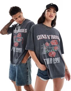 เสื้อยืดผ้าไมโครไฟเบอร์ลายกรดสำหรับผู้ชายทรงหลวมเปิดไหล่สำหรับผู้ชายเสื้อยืดแห้งเร็วระบายอากาศได้ดีปักลายสีพื้น - Product Image 1