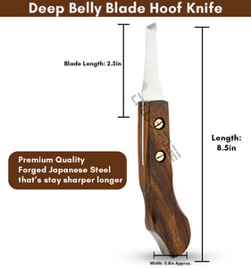 Herramientas de herraje al por mayor para recortar pezuñas de caballos, mango ergonómico para trabajadores de herrería con dos pernos de apertura para reemplazar cuchillas - Product Image 3