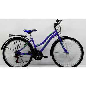 Dorello 2650 púrpura 6 velocidades 8 "Bicicleta de ciudad para damas horquilla de aluminio y marco de acero freno de disco rígido - Product Image 1