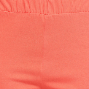 Conjunto de 2 Piezas para Mujer, Top Corto sin Cuello, Manga Corta, Estilo Deportivo Casual, Tejido de Punto 100% Algodón, Transpirable - Product Image 6