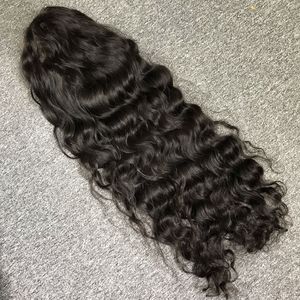 วิกผมแท้เอชดีลูกไม้บริสุทธิ์สีดำเป็นมัดกับเจอร์รี่ม้วนผมจากแหล่งของผู้บริจาคคนเดียวสำหรับผู้หญิงผิวดำ - Product Image 2