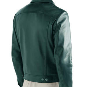 Chaquetas Elegantes Clásicas Delgadas de Cuero Genuino de Alta Calidad con Diseños Nuevos - Product Image 4