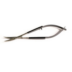 Micro-ciseaux en acier allemand de meilleure qualité, incurvé et tranchant, action à ressort, finition Dal personnalisée, poignée imprimée, soin des ongles polyvalent - Product Image 5