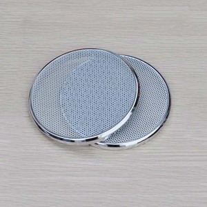 <strong>Speaker</strong> Grill Cover Round Metal Mesh Guard Protector Dust Cover Replacement Protective Subwoofer Frame Grille Cover - Product Image 3
