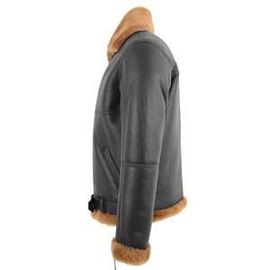 Elegant Street Style <b>Men</b> <b>Fur</b> Leather <b>Jacket</b> Stylish Soft Comfortable Warm Lined Winter Outerwear winter <b>jacket</b> - Product Image 5