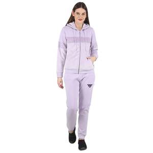 Survêtements de sport personnalisés pour femmes, en molleton de coton, avec sweat à capuche et pantalon. - Product Image 1