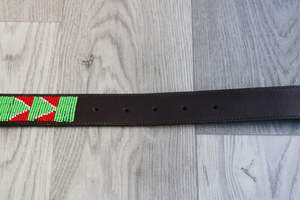 Ceinture perlée en cuir occidental véritable de meilleure qualité de l'exportateur du fabricant direct conception de goujon sur mesure pour hommes femmes métal - Product Image 5