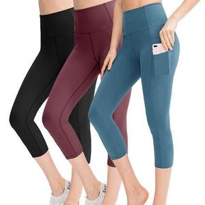 Leggings de yoga pour femmes grande taille de haute qualité avec taille élastique, taille mi-haute, respirant, contrôle du ventre MS-YL-059 - Product Image 5