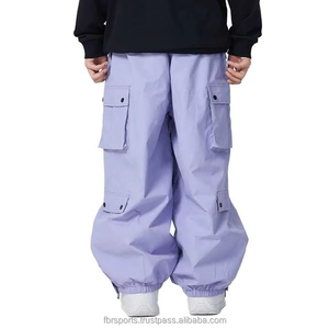 Unisex Waterproof Windproof Breathable Snowboarding Ski <b>Pants</b> Zipper Plus Size Baggy Design Printed Low MOQ 10,000mm - Product Image 6