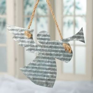 Adorno colgante de Navidad galvanizado clásico adecuado para decoraciones de Nochebuena y configuración de celebración familiar en el hogar - Product Image 1