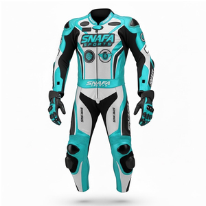 Combinaison de course en cuir pour homme, élégante, sur mesure, une pièce, combinaison de moto, entièrement personnalisée en cuir - Product Image 1