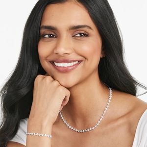 Bracelet en or massif 14 carats certifié IGI 5CT avec diamants cultivés en laboratoire de coupe ronde avec un design exclusif et pour chaque destin - Product Image 6