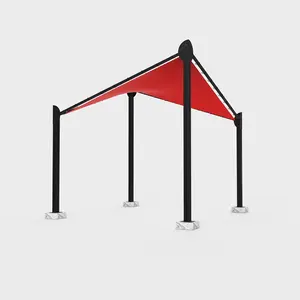 Schmetterlings-Gazebo-Zelt 400 x 400 hochwertiger Regenschirm für Hotel Outdoor Strand Garten Regenschirm