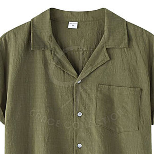 ชุดเสื้อยืดและกางเกงขาสั้นผ้าฝ้าย100% ลำลองสำหรับผู้ชายมีป้ายยี่ห้อส่วนตัว - Product Image 2